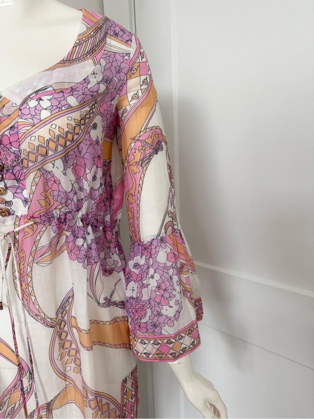Authentic Emilio Pucci tunic dress silk cotton - Picture 4 of 10